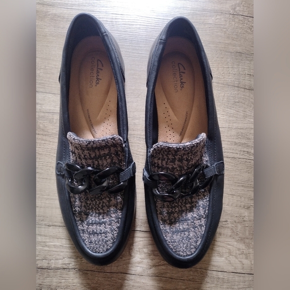 Clarks Shoes - Clarks Women's Zylah May Black Combi Textile 26180107 Size 12 NWOB